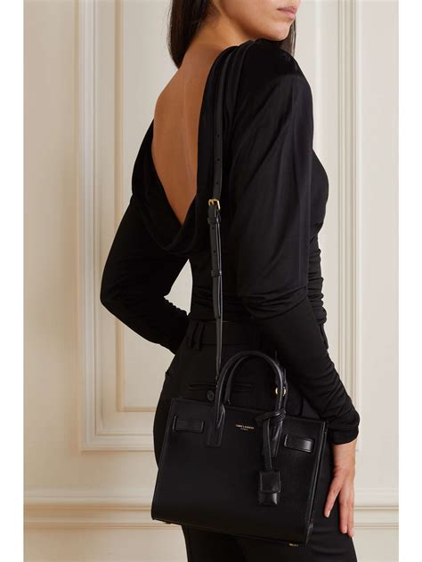 ysl nano bah|Saint Laurent Nano Sac de Jour Leather Tote .